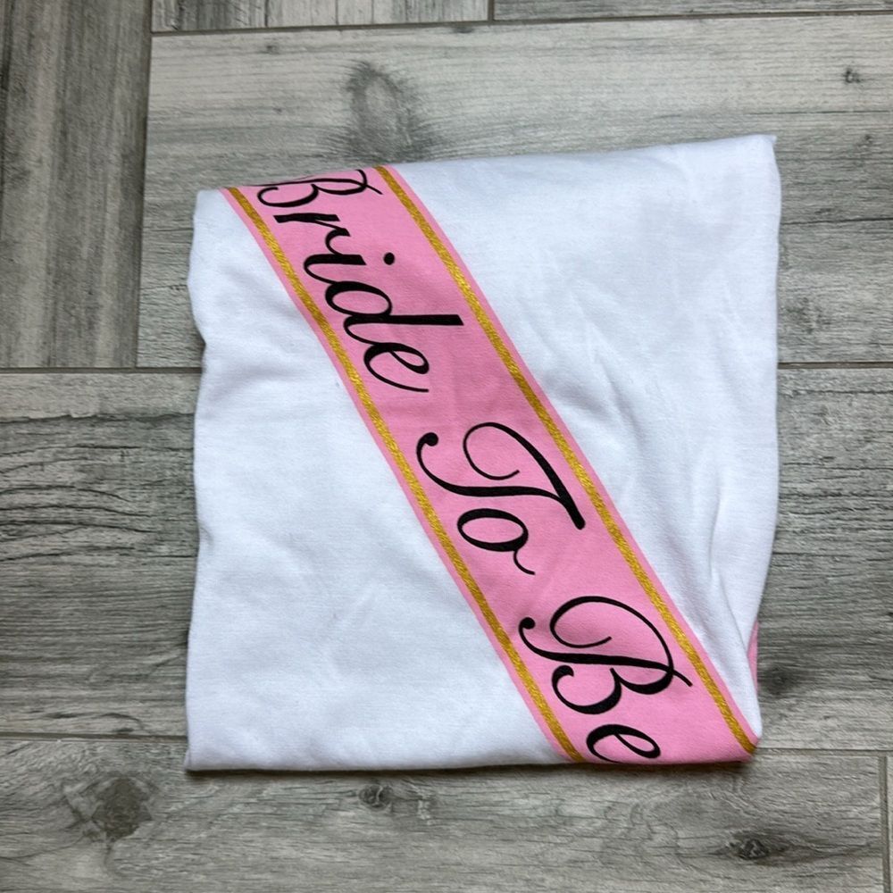 Bride To Be by Modern Lux White T-Shirt